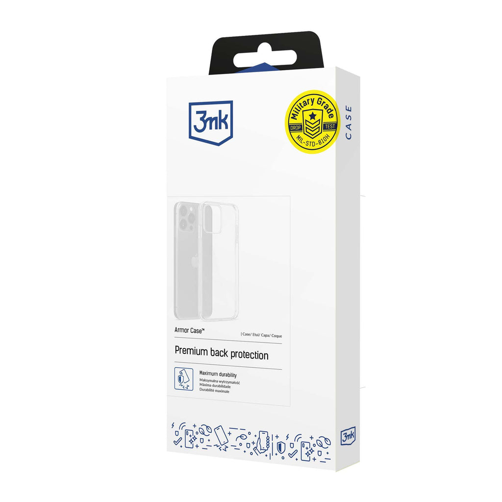 3mk šarvų dėklas, skirtas Samsung Galaxy S25+ – skaidrus