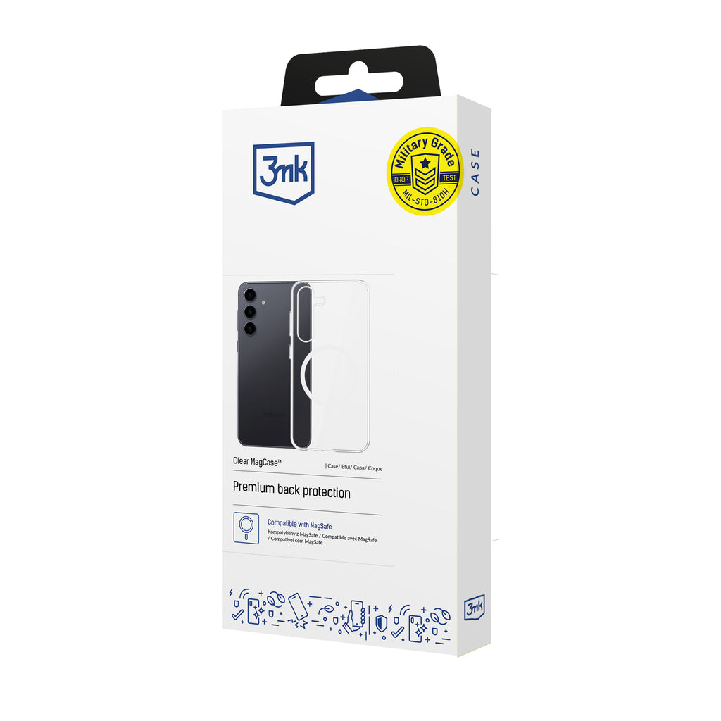 3mk Clear MagCase skirtas Samsung Galaxy S24+ – skaidrus -- Samsung Galaxy S24+