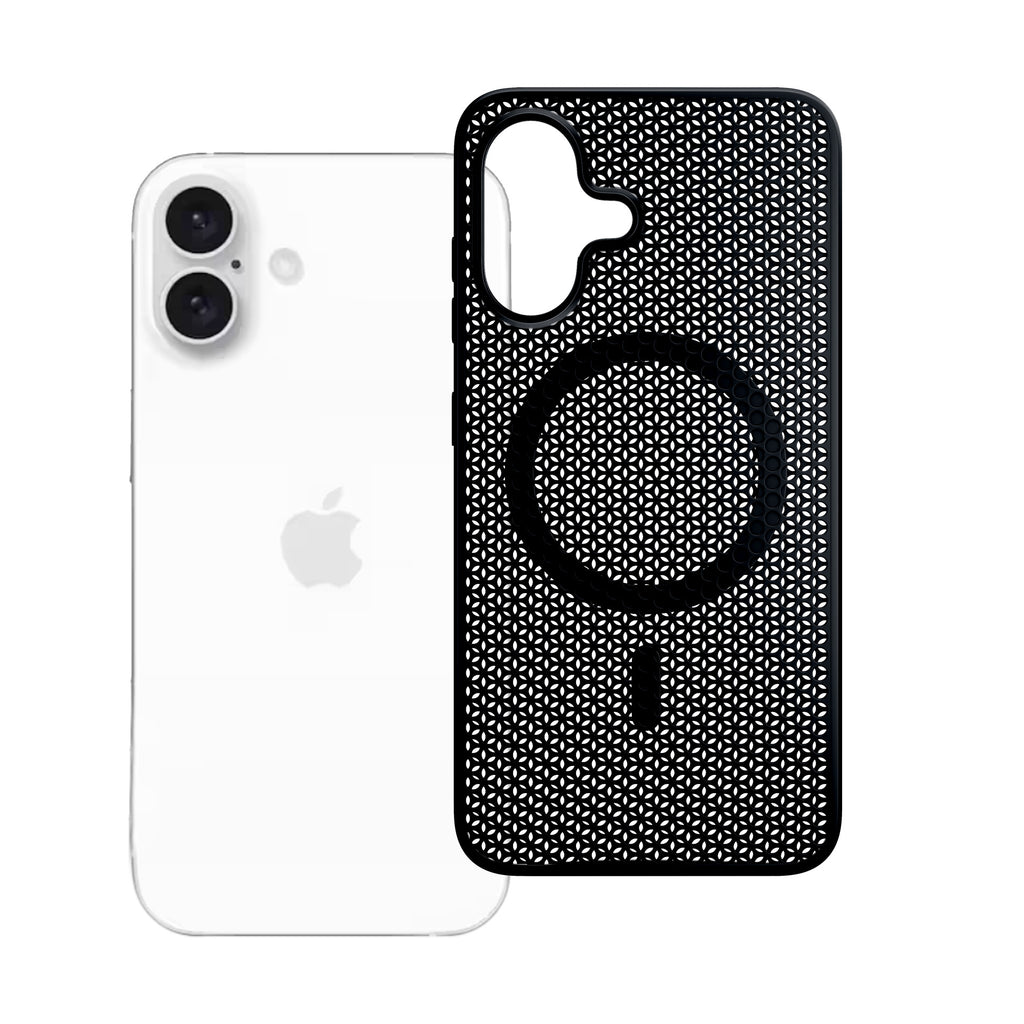 3mk COOLing MagCase, skirtas Apple iPhone 16 Plus - juodas
