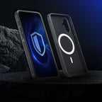 3mk COOLing MagCase, skirtas Apple iPhone 16 Plus - juodas