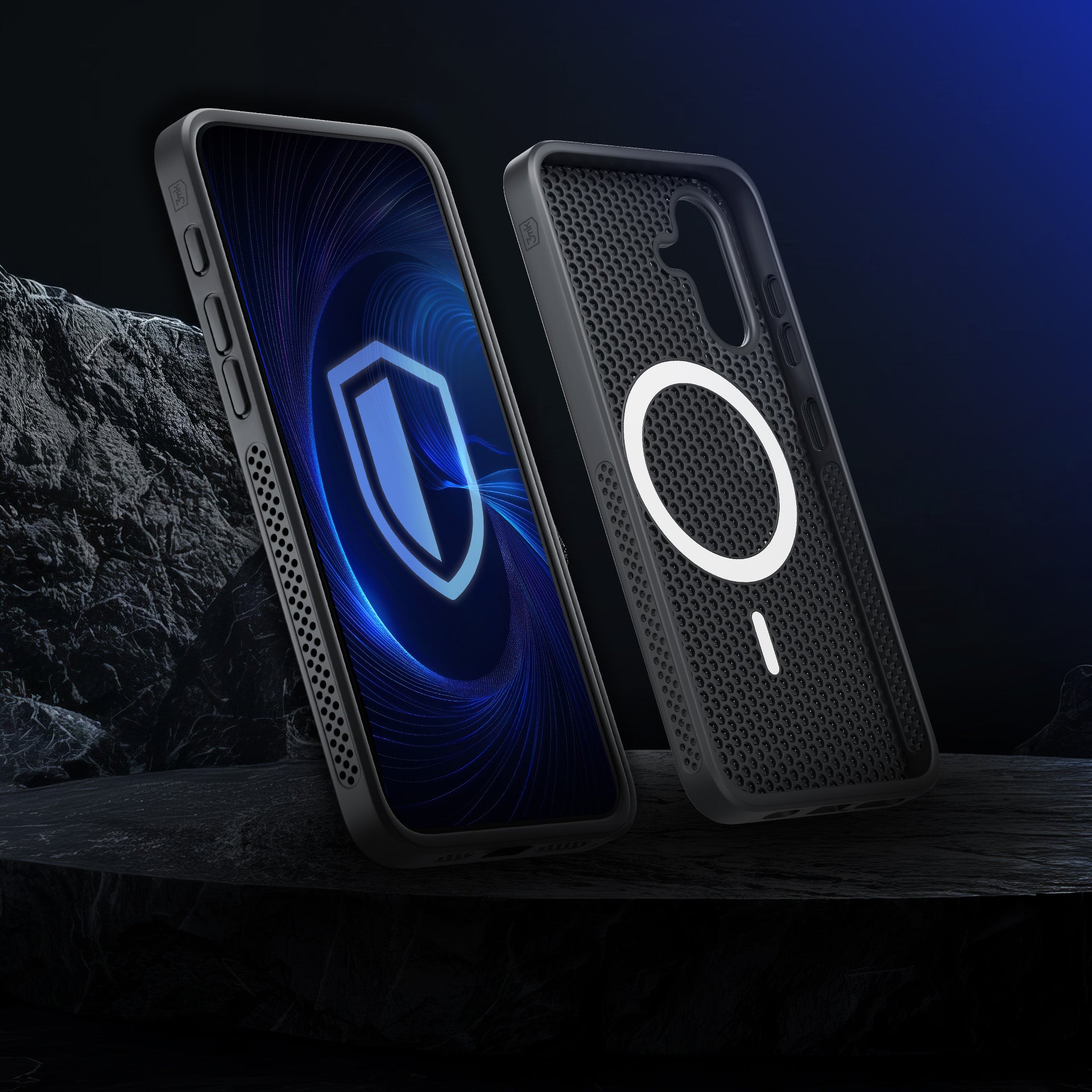 3mk COOLing MagCase, skirtas Apple iPhone 16 Plus - juodas