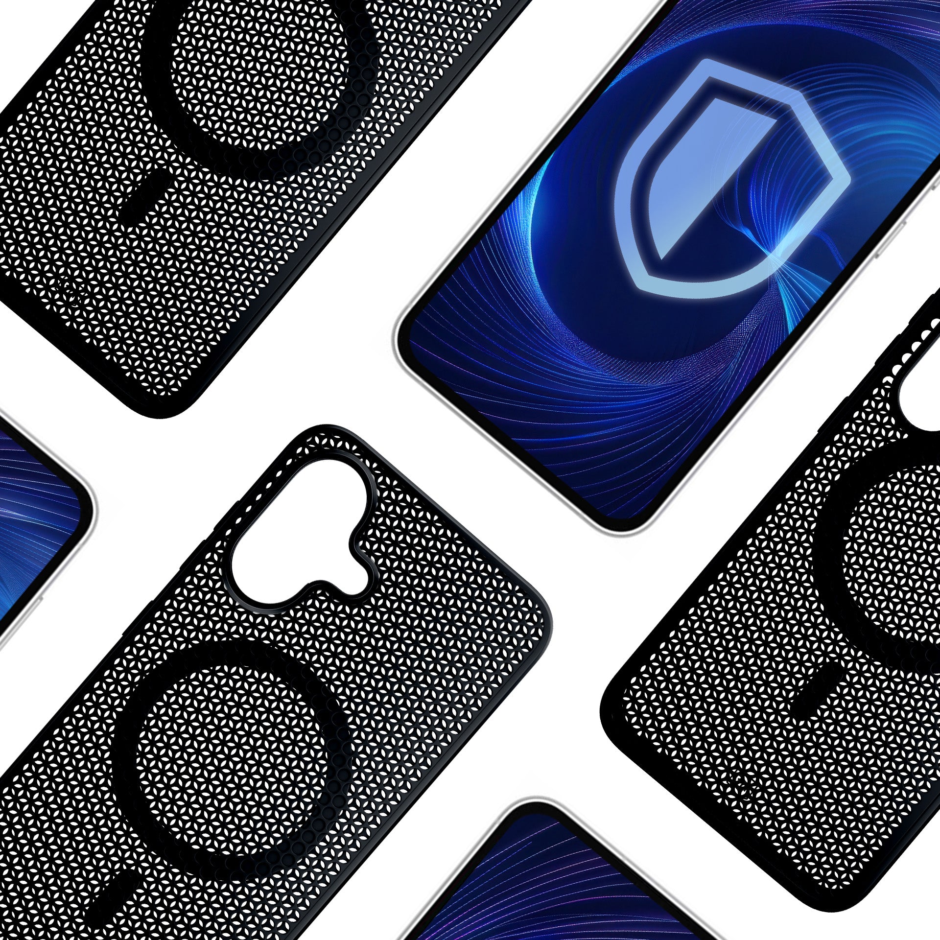 3mk COOLing MagCase, skirtas Apple iPhone 16 Plus - juodas