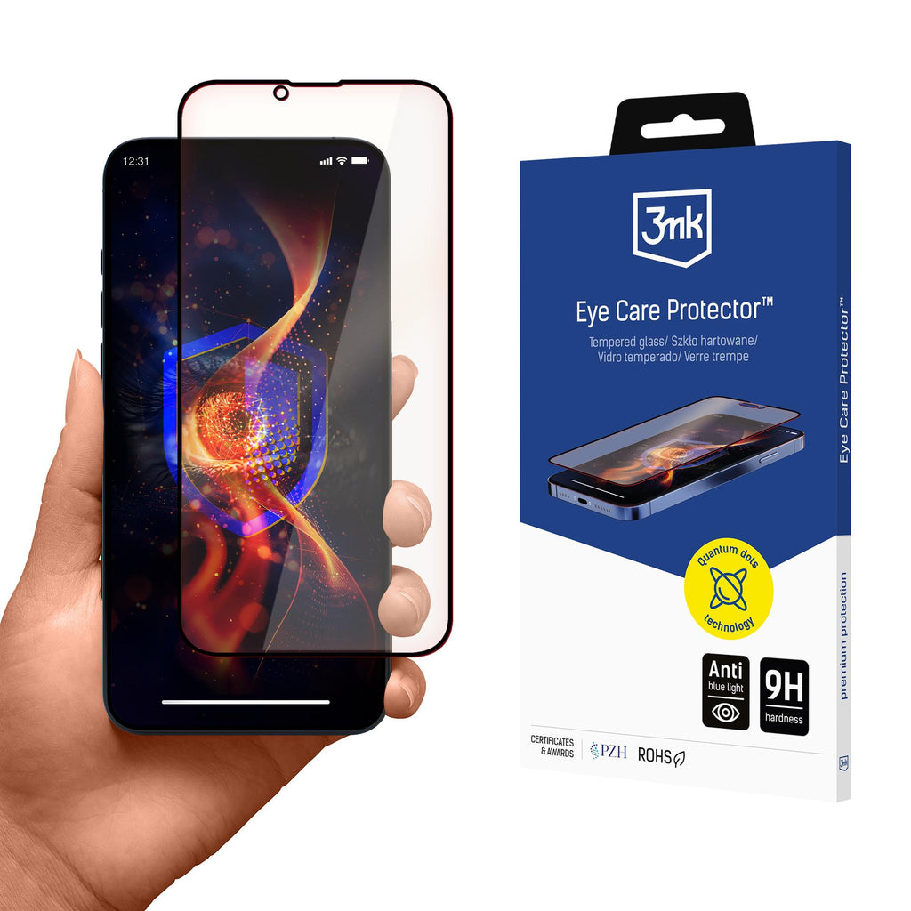 Grūdintas stiklas 3mk Eye Care Protector Apple iPhone 13/13 Pro/14 -- iPhone 13 / iPhone 13 Pro / iPhone 14