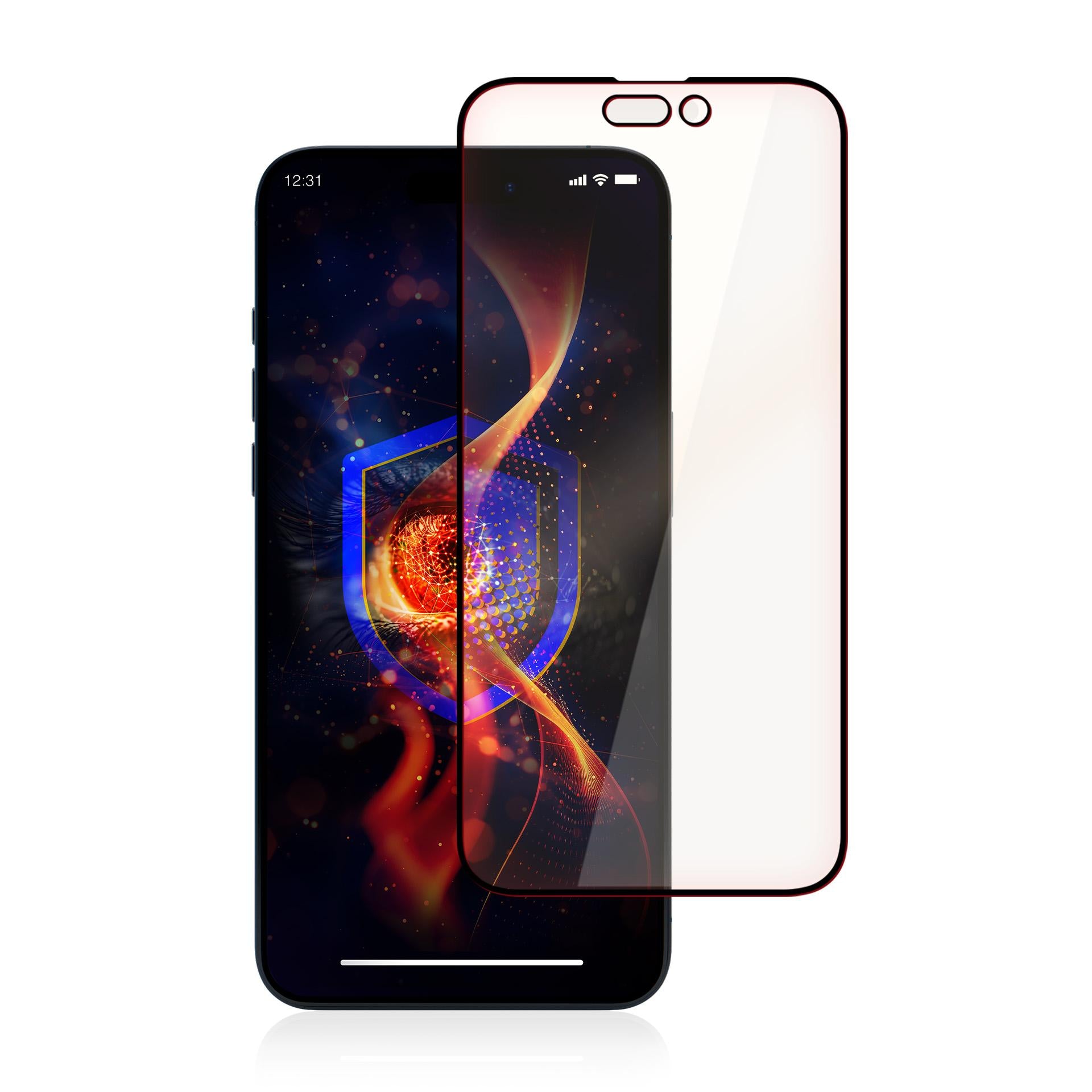 Grūdinto stiklo 3mk akių priežiūros priemonė, skirta Apple iPhone 15 Pro Max