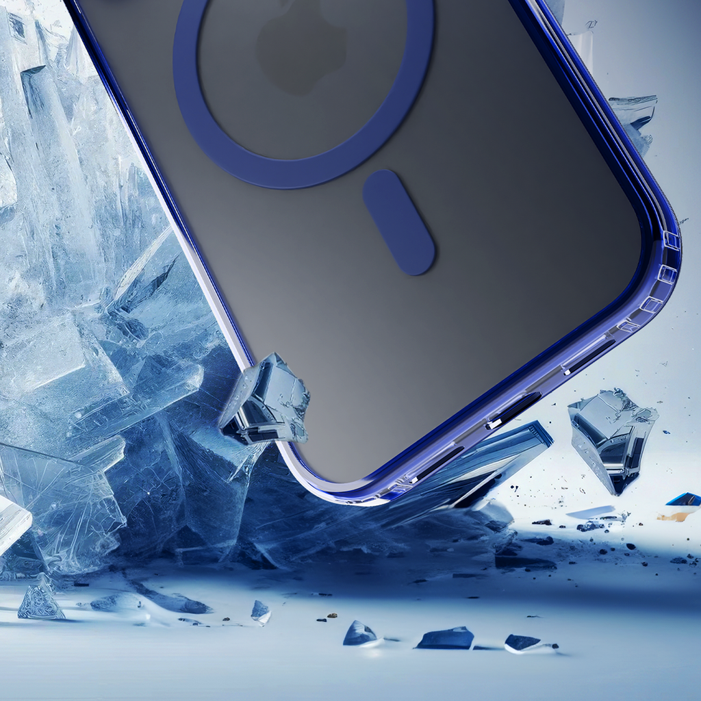 3mk Frosty MagCase mėlynas dėklas, skirtas Apple iPhone 15 Pro Max – mėlynas
