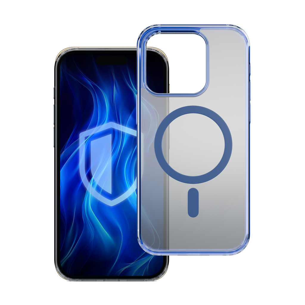 3mk Frosty MagCase mėlynas dėklas, skirtas Apple iPhone 15 Pro Max – mėlynas