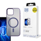3mk Frosty MagCase Purpurinis dėklas, skirtas Apple iPhone 15 – violetinis