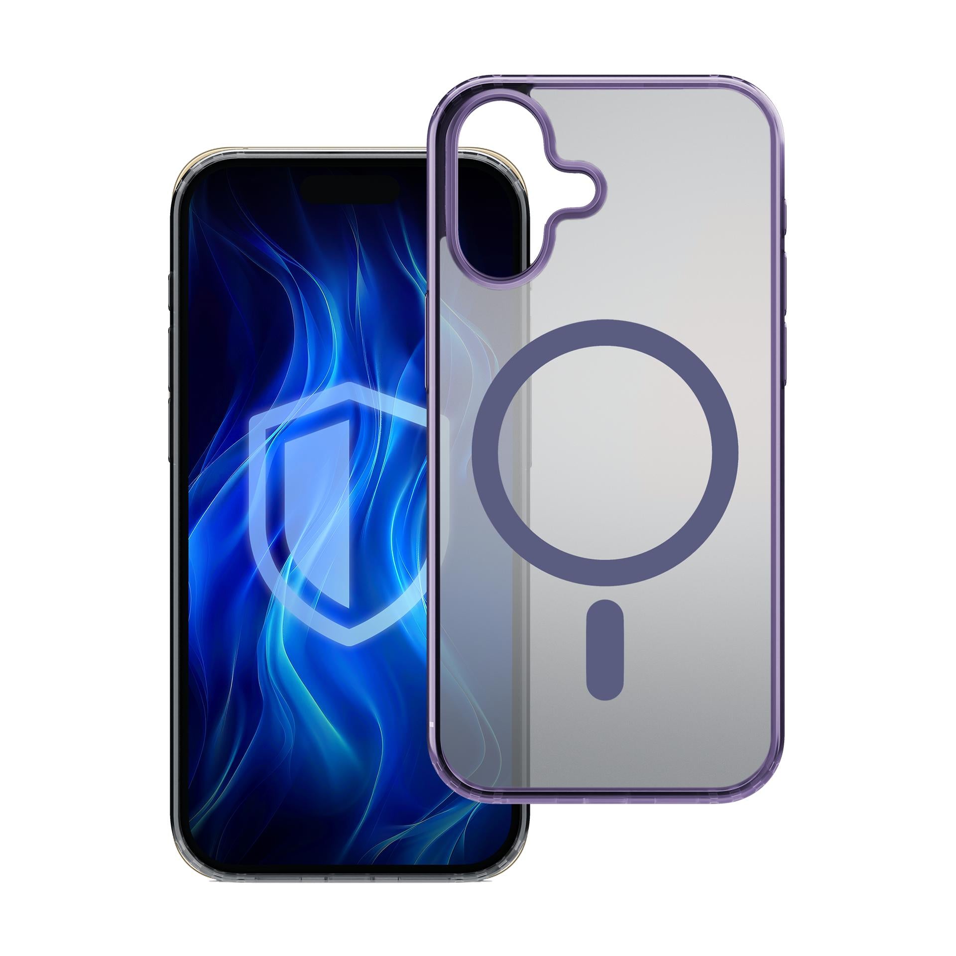 3mk Frosty MagCase Purple, skirtas Apple iPhone 16 - violetinis -- iPhone 16