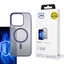 3mk Frosty MagCase Purpurinis dėklas, skirtas Apple iPhone 16 Pro – violetinis
