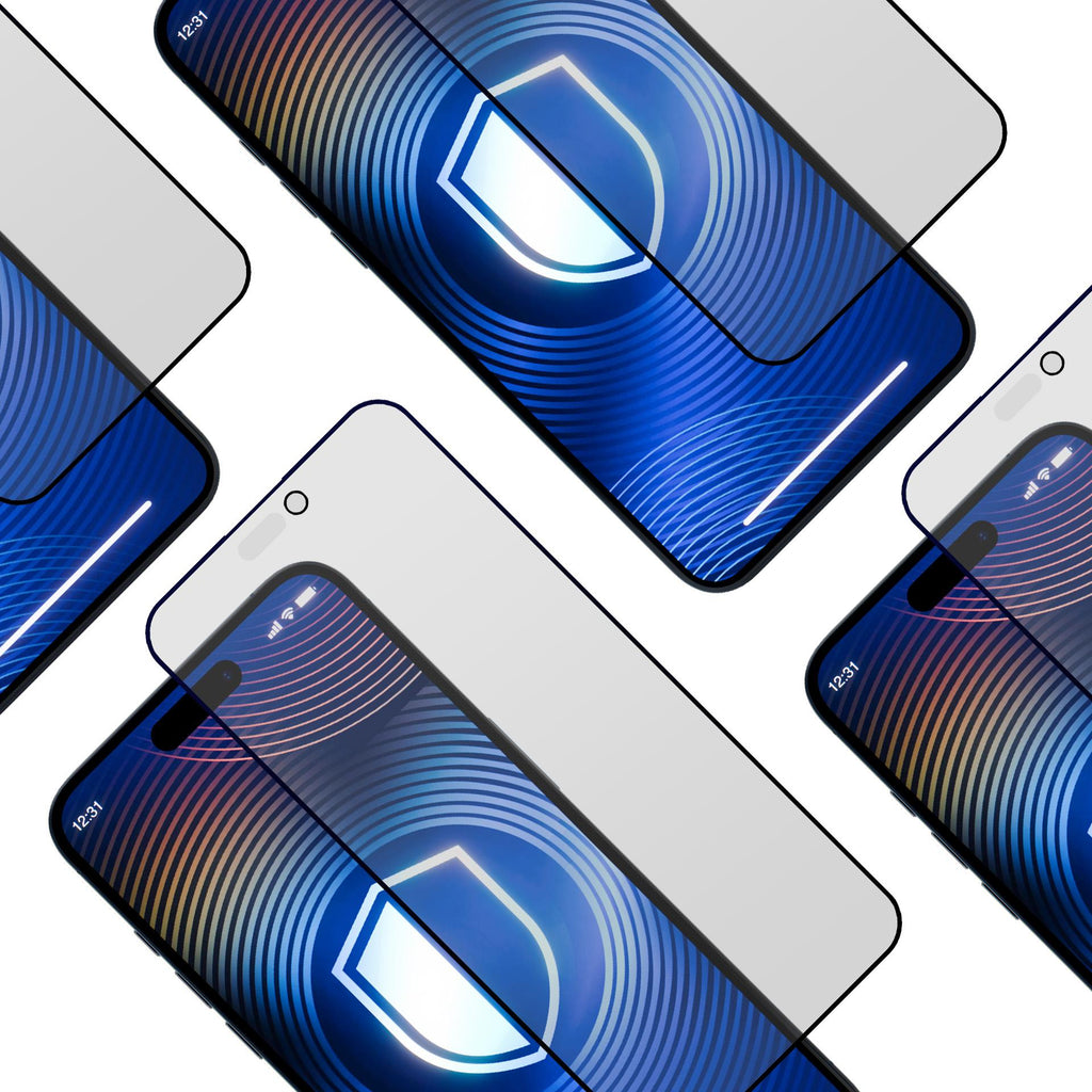 Grūdintas stiklas 3mk Hardglass Matt Max Privatumas, skirtas Apple iPhone 15/16 -- iPhone 15