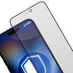 Grūdintas stiklas 3mk Hardglass Matt Max Privatumas, skirtas Apple iPhone 15/16 -- iPhone 15