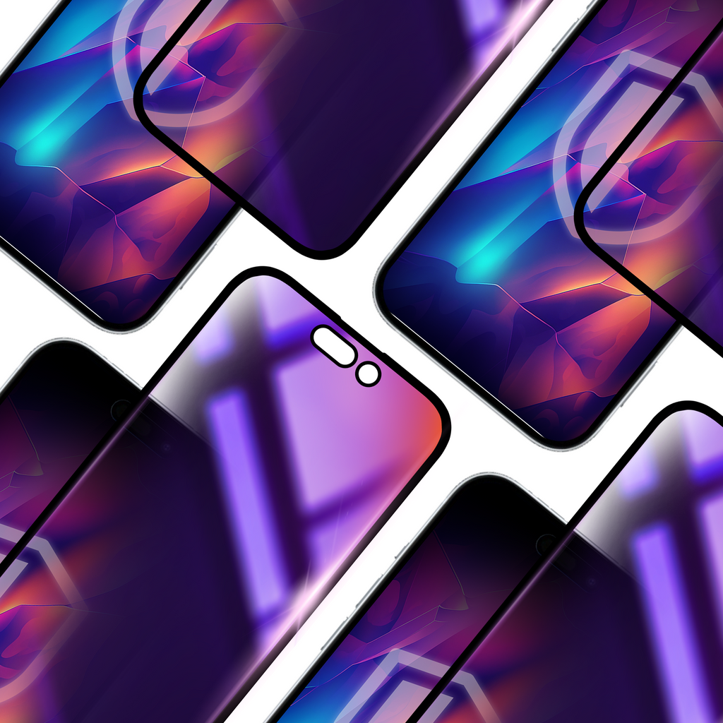 Privacy Tempered Glass 3mk Rainbow Privacy for Apple iPhone 16 Plus