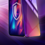 Privacy Tempered Glass 3mk Rainbow Privacy for Apple iPhone 16 Plus