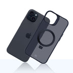 3mk Smoke Case Mag&Stand, skirtas Apple iPhone 15 plus - juodas