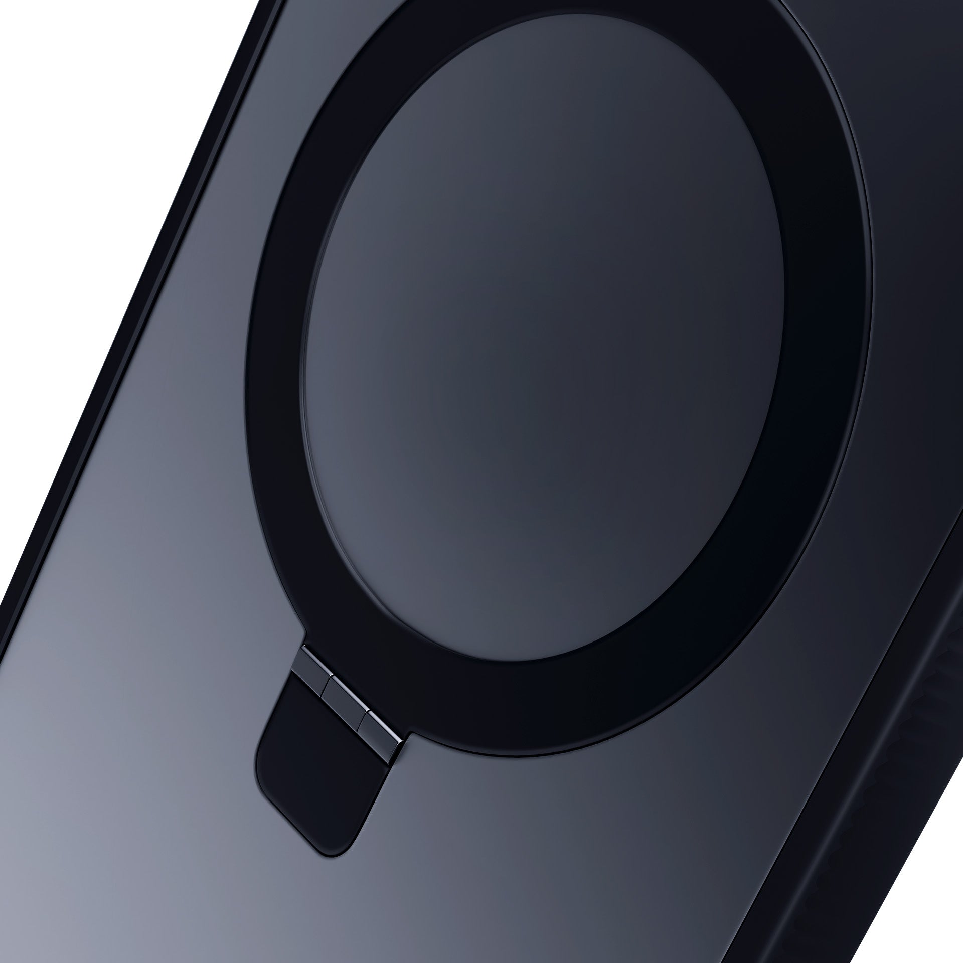 3mk Smoke Case Mag&Stand, skirtas Apple iPhone 15 plus - juodas