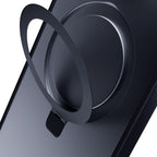 3mk Smoke Case Mag&Stand, skirtas Apple iPhone 15 plus - juodas
