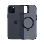 3mk Smoke Case Mag&Stand, skirtas Apple iPhone 15 plus - juodas