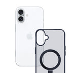 3mk Smoke Case Mag&Stand, skirtas Apple iPhone 16 - juodas
