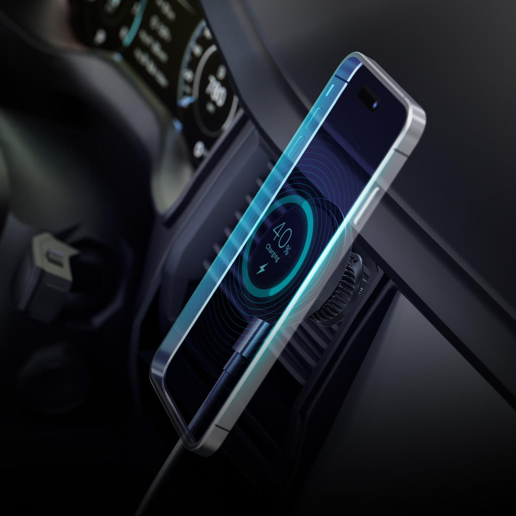 3mk Car MagCharger automobilio laikiklis oro ventiliacijai - juodas