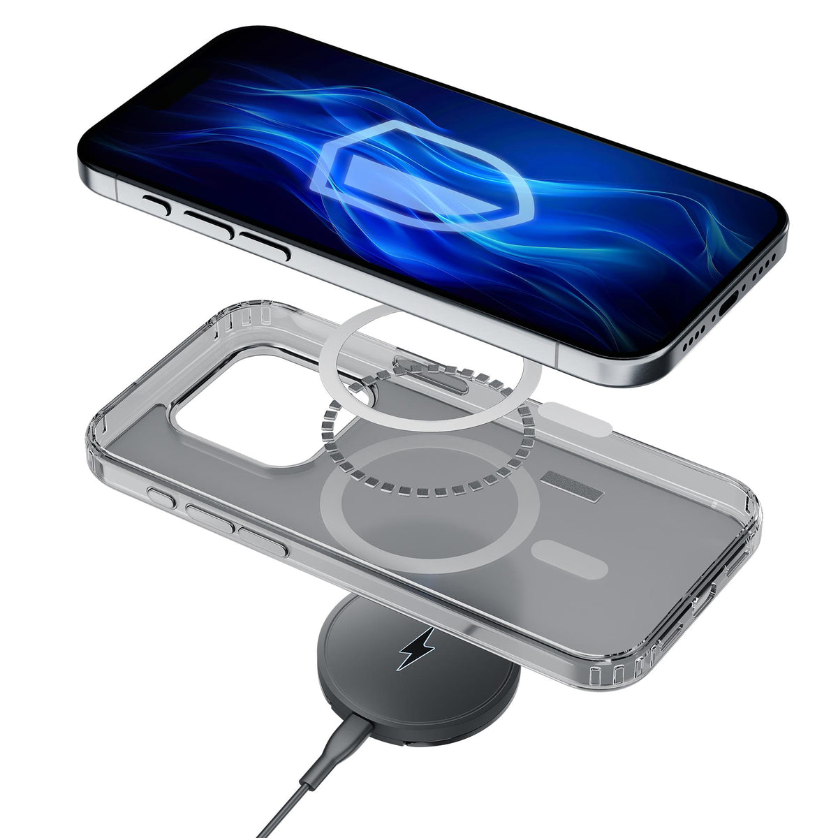 3mk Frosty MagCase baltas Apple iPhone 16 Pro - baltas -- iPhone 16 Pro