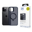 3mk Smoke Case Mag&Stand, skirtas Apple iPhone 12 pro max - juodas -- iPhone 12 Pro Max