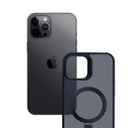 3mk Smoke Case Mag&Stand, skirtas Apple iPhone 12 pro max - juodas -- iPhone 12 Pro Max