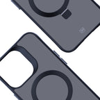 3mk Smoke Case Mag&Stand, skirtas Apple iPhone 13 pro max - juodas
