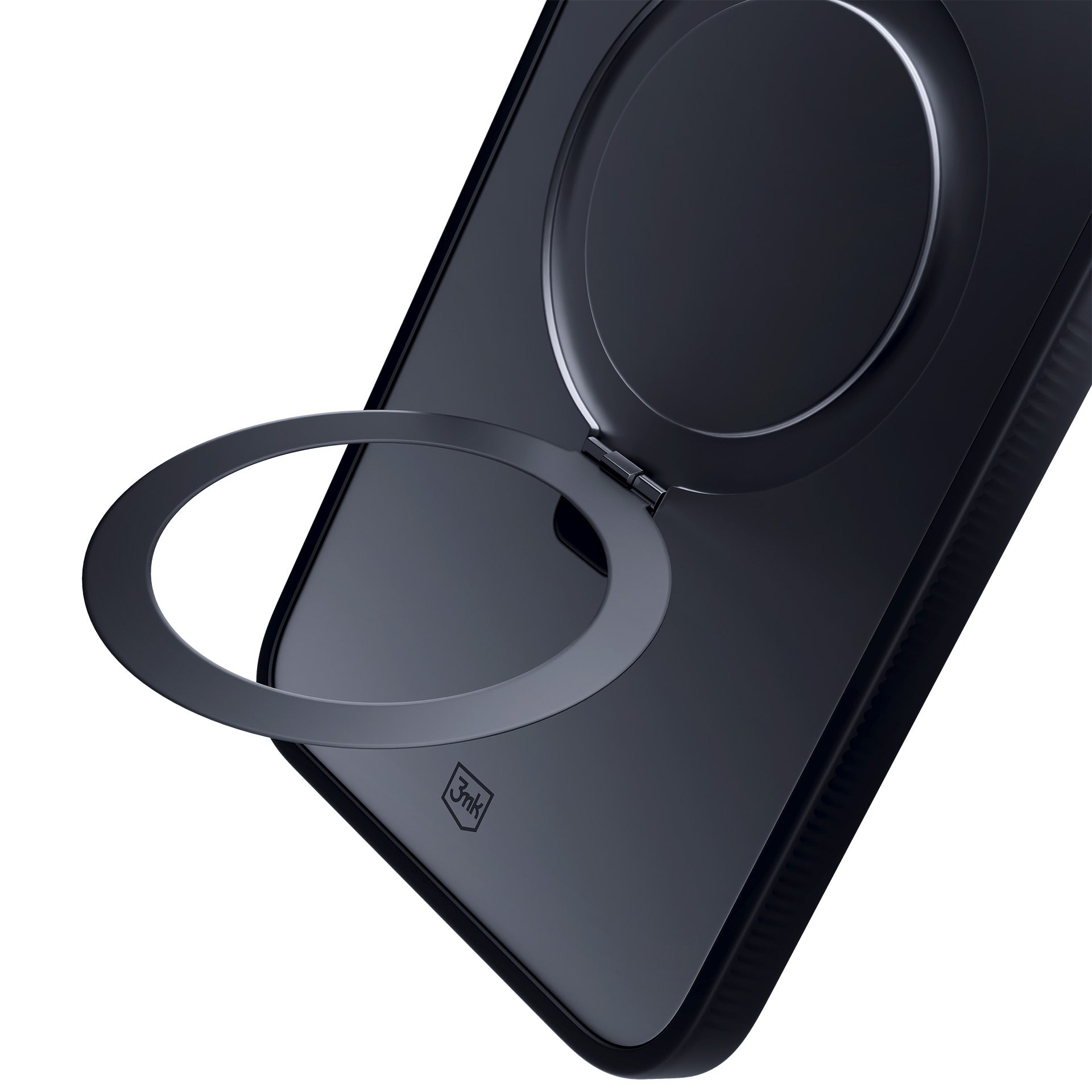 3mk Smoke Case Mag&Stand, skirtas Apple iPhone 13 pro max - juodas