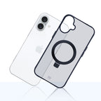 3mk Smoke Case Mag&Stand skirtas Apple iPhone 16 plus - skaidrus