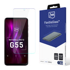 Hibridinis stiklas 3mk FlexibleGlass, skirtas Motorola Moto G55 5G -- Motorola Moto G55 5G