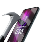 Hibridinis stiklas 3mk FlexibleGlass, skirtas Motorola Moto G55 5G -- Motorola Moto G55 5G