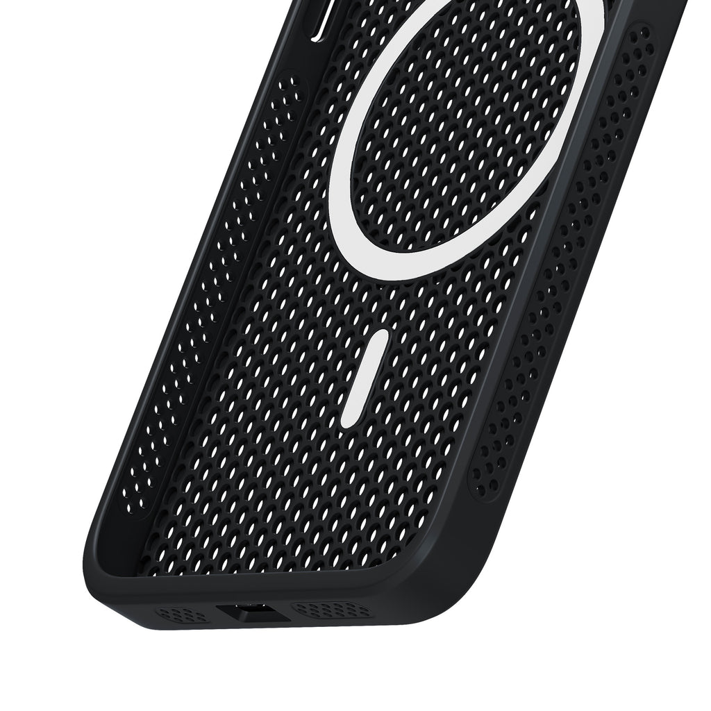 3mk COOLing MagCase dėklas, skirtas Apple iPhone 16 Pro Max - juodas