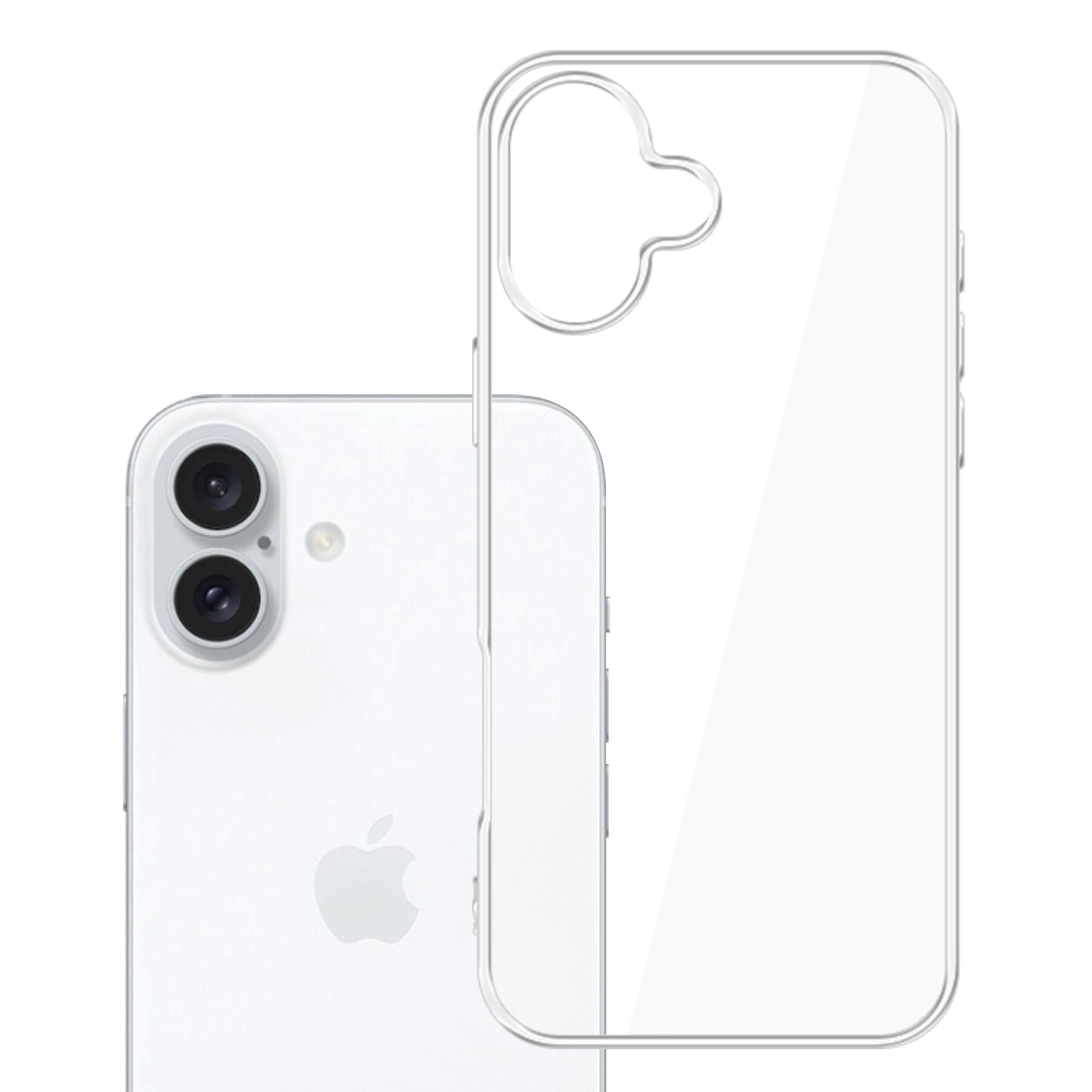 3mk Clear Case Eco, skirtas Apple iPhone 16 plus - skaidrus