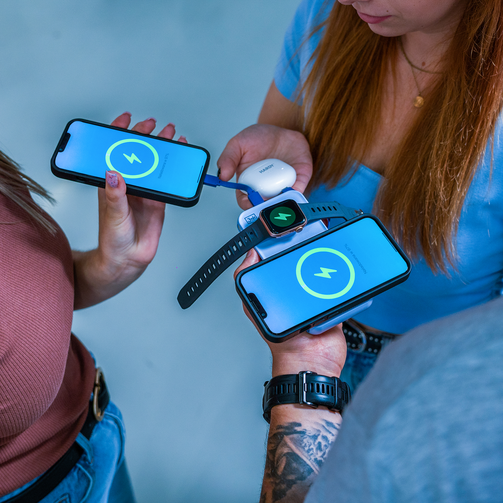 3mk išorinė baterija PastelUp 10,000mAh 22.5W USB 1A1C - rožinė