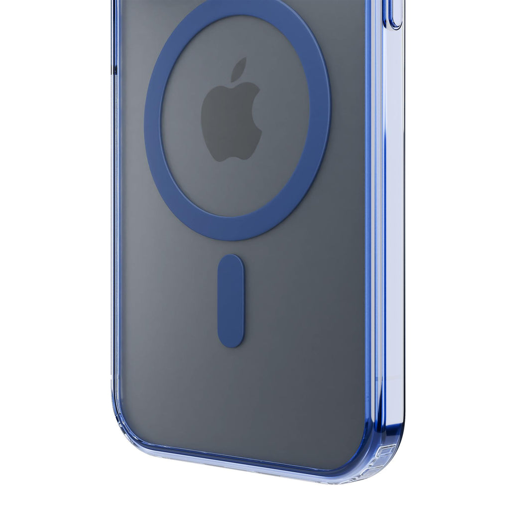 3mk Frosty MagCase mėlynas dėklas, skirtas Apple iPhone 16 Plus – skaidrus