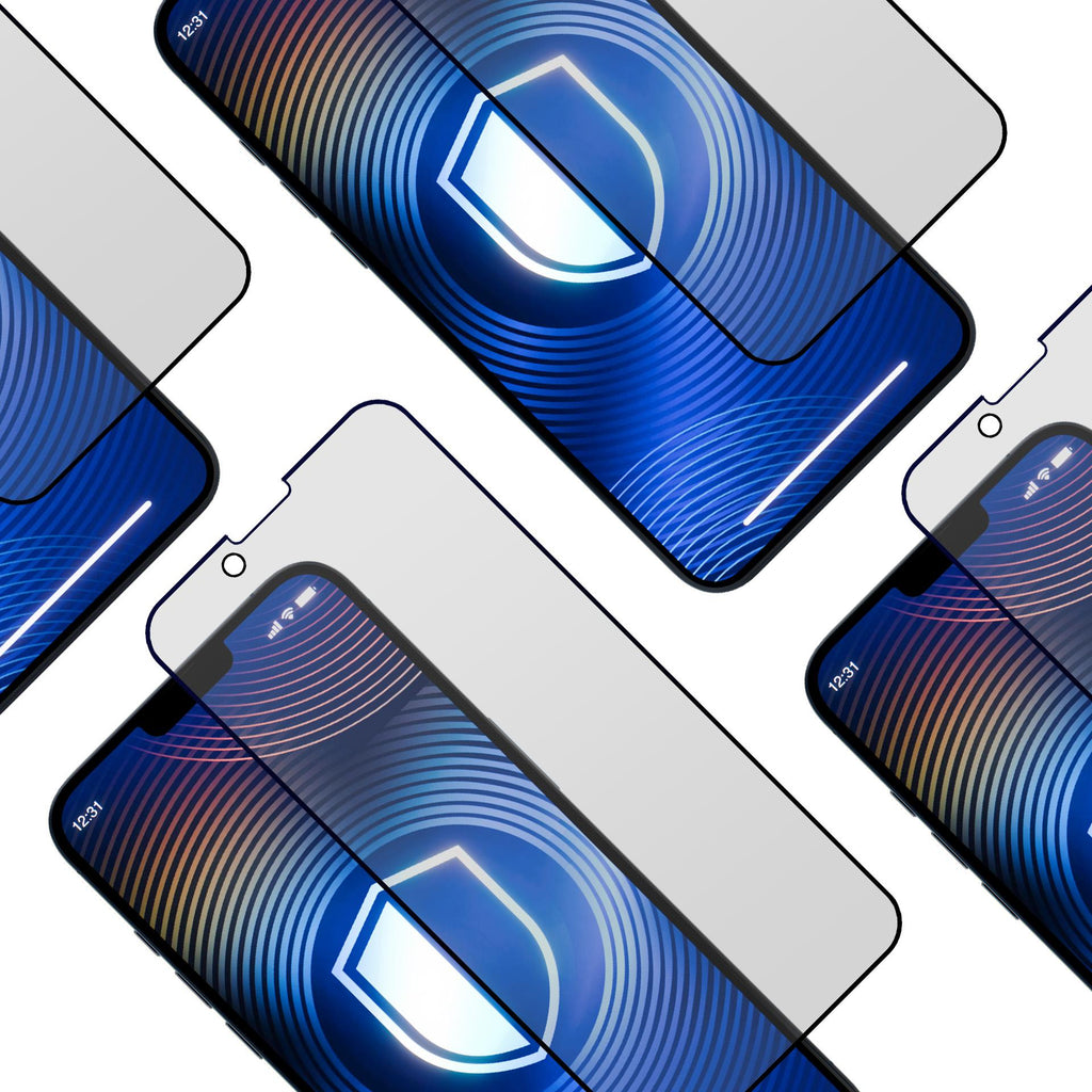 Grūdintas stiklas 3mk Hardglass Matt Max privatumas, skirtas Apple iPhone 13/13 Pro/14