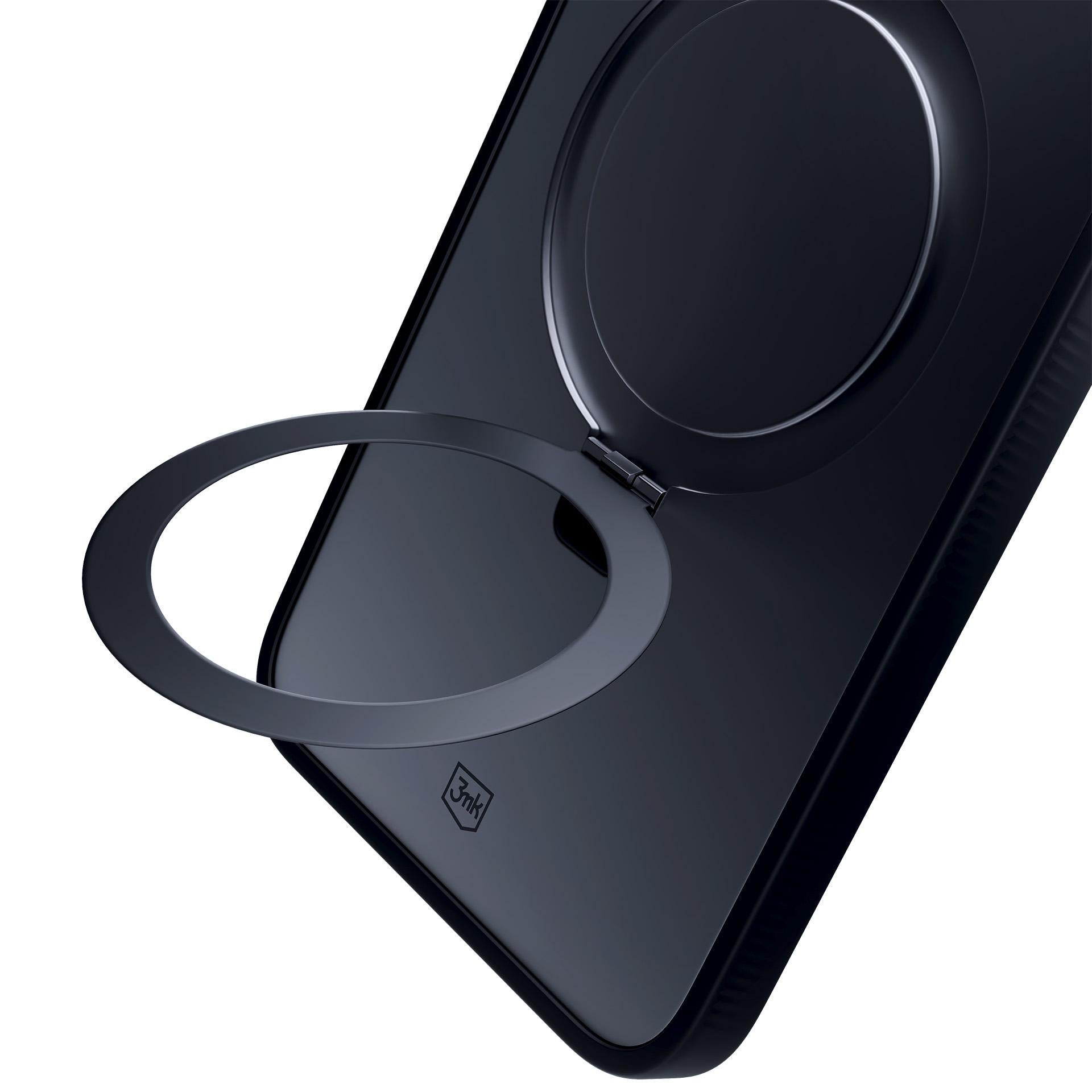 3mk Smoke Case Mag&Stand, skirtas Apple iPhone 14 plus - juodas