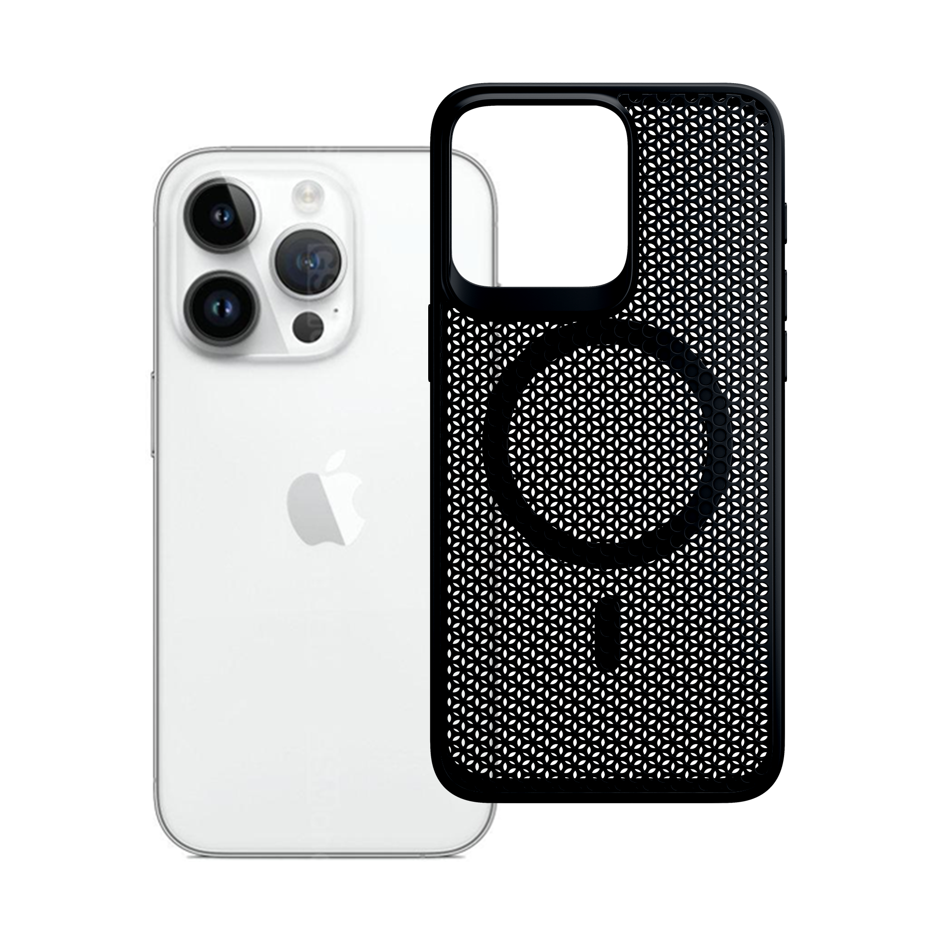3mk COOLing MagCase dėklas, skirtas Apple iPhone 14 Pro Max - juodas