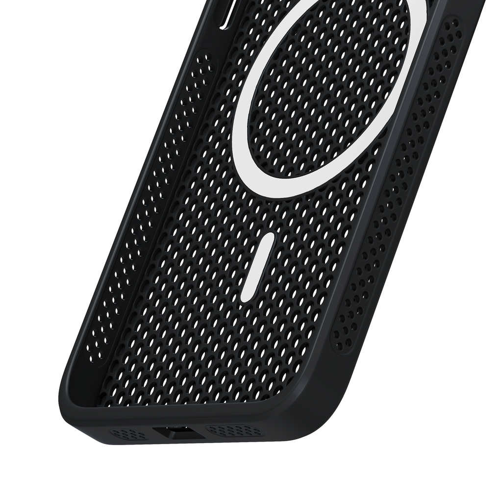 3mk COOLing MagCase dėklas, skirtas Apple iPhone 15 Pro Max - juodas