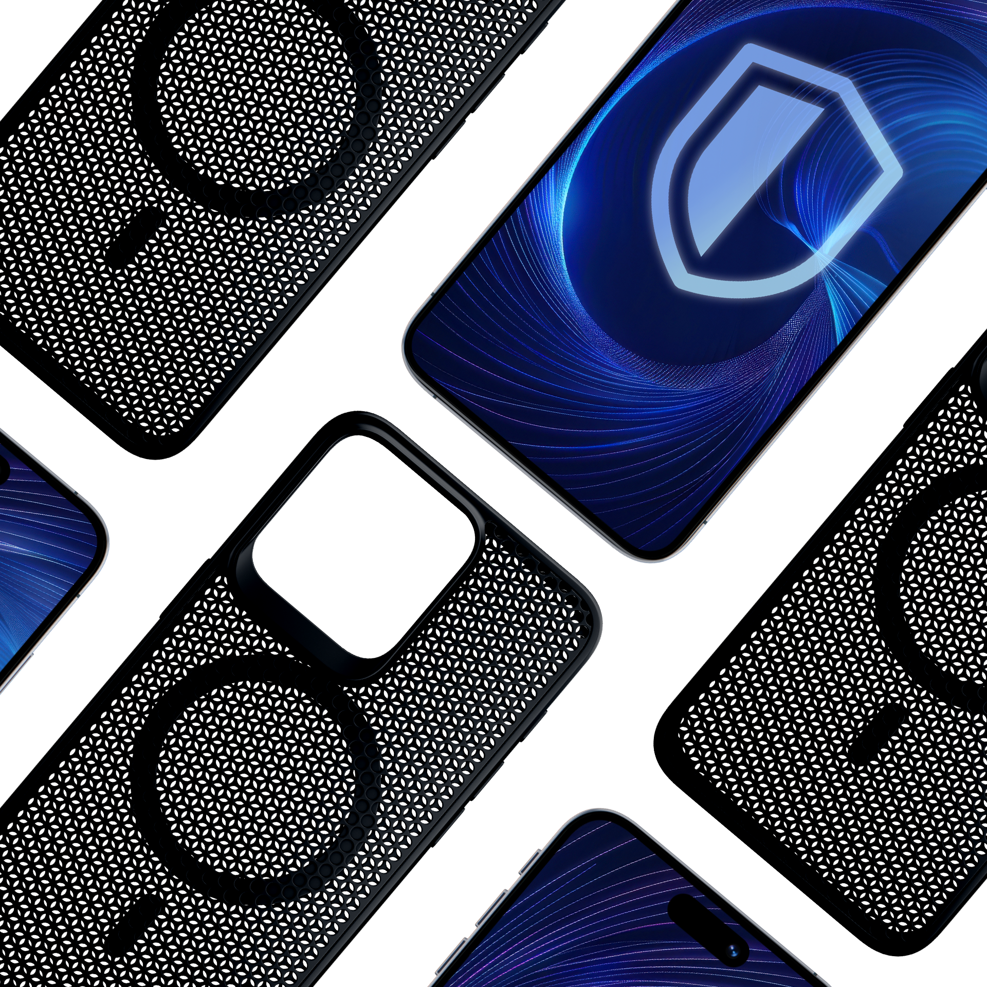 3mk COOLing MagCase dėklas, skirtas Apple iPhone 15 Pro Max - juodas