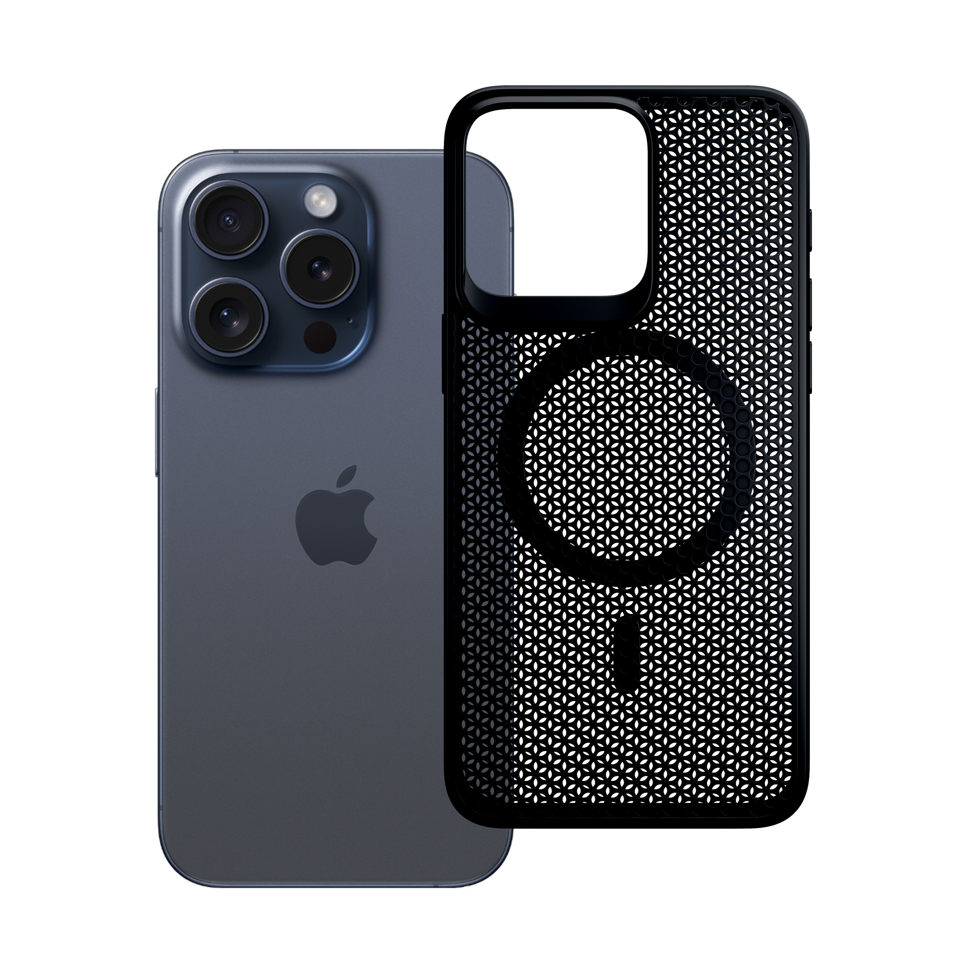3mk COOLing MagCase dėklas, skirtas Apple iPhone 15 Pro Max - juodas