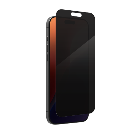 ZAGG InvisibleShield Glass Elite Privacy 360 stiklas iPhone 16 Pro Max Antrasis paveikslėlis
