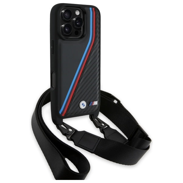 BMW M Edition dėklas iPhone 16 Pro – juodas