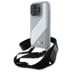 BMW M Edition Carbon dėklas iPhone 16 Pro Max – pilkas