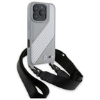 BMW M Edition Carbon dėklas iPhone 16 Pro Max – pilkas