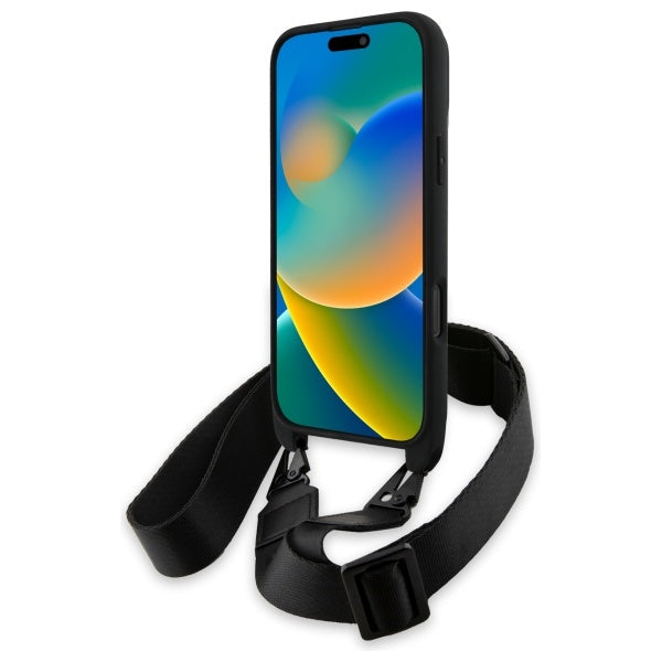 BMW M Edition dėklas iPhone 16 Pro Max – juodas