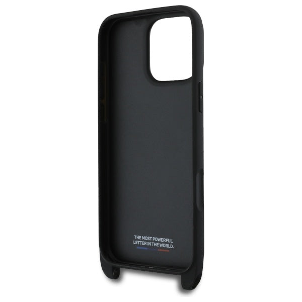 BMW M Edition dėklas iPhone 16 Pro Max – juodas