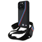 BMW M Edition Carbon dėklas iPhone 16 Pro Max – juodas
