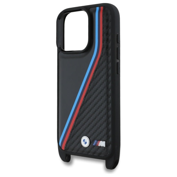 BMW M Edition Carbon dėklas iPhone 16 Pro Max – juodas