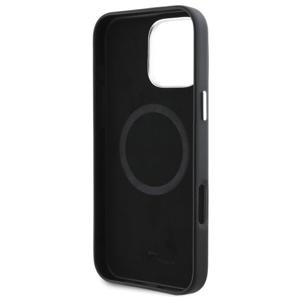 BMW MagSafe dėklas iPhone 16 Pro – juodas